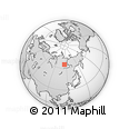 Outline Map of the Area around 64° 59' 36" N, 114° 49' 29" E, rectangular outline