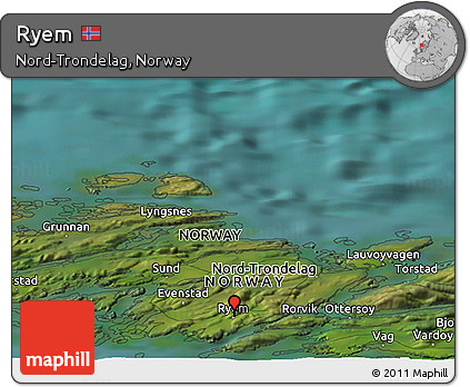 Satellite Panoramic Map of Ryem