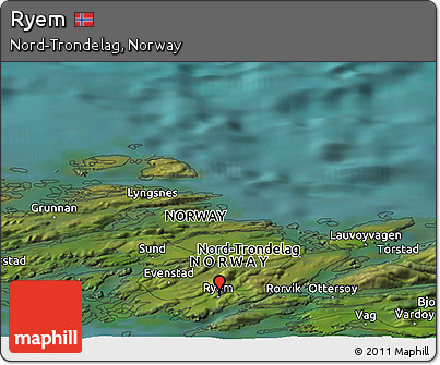 Satellite Panoramic Map of Ryem