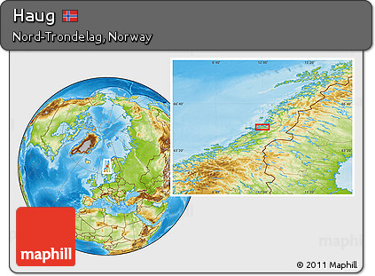 Physical Location Map of Haug
