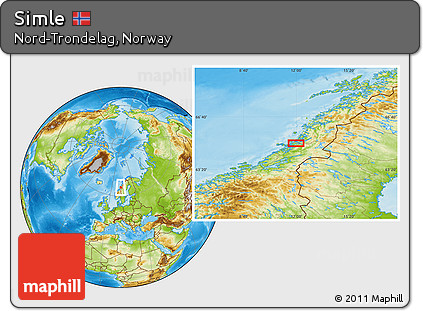 Physical Location Map of Simle