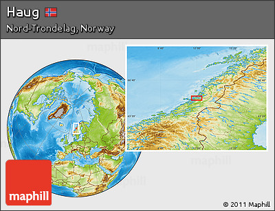 Physical Location Map of Haug