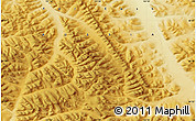 Physical Map of the area around 64° 59' 36" N, 131° 49' 29" E