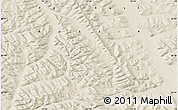 Shaded Relief Map of the area around 64° 59' 36" N, 131° 49' 29" E