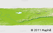 Physical Panoramic Map of the area around 64° 59' 36" N, 151° 13' 29" W