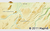 Physical 3D Map of the area around 64° 59' 36" N, 16° 4' 29" W