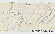 Shaded Relief 3D Map of the area around 64° 59' 36" N, 16° 4' 29" W