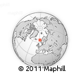 Outline Map of the Area around 64° 59' 36" N, 1° 46' 29" E, rectangular outline