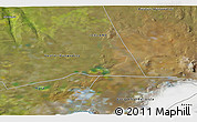 Satellite 3D Map of the area around 64° 59' 36" N, 20° 19' 30" W