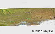 Satellite Panoramic Map of the area around 64° 59' 36" N, 20° 19' 30" W