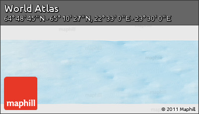 Physical Panoramic Map of the Area around 64° 59' 36" N, 23° 1' 29" E