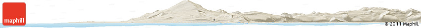 Shaded Relief Horizon Map of Brimilsvellir