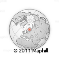 Outline Map of the Area around 64° 59' 36" N, 24° 43' 30" E, rectangular outline