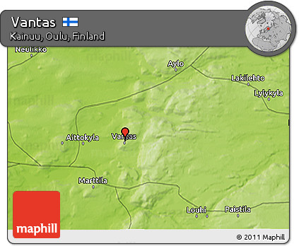 Physical 3D Map of Vantas