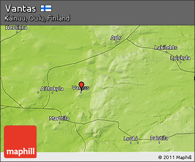 Physical 3D Map of Vantas