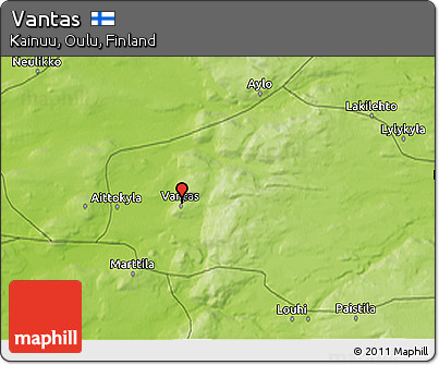 Physical 3D Map of Vantas