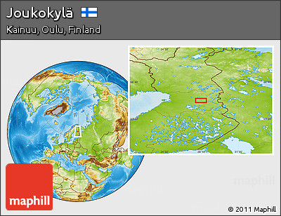 Physical Location Map of Joukokylä