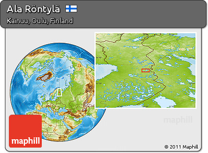 Physical Location Map of Ala Röntylä