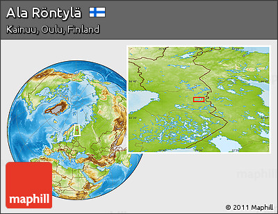 Physical Location Map of Ala Röntylä