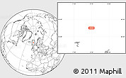 Blank Location Map of the area around 64° 59' 36" N, 4° 10' 30" W
