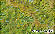 Satellite Map of the area around 64° 59' 36" N, 96° 58' 29" E