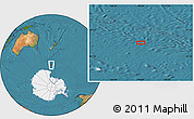 Satellite Location Map of the area around 64° 7' 26" S, 170° 4' 29" E