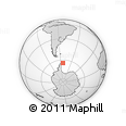 Outline Map of the Area around 64° 7' 26" S, 53° 28' 30" W, rectangular outline