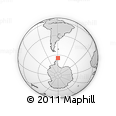 Outline Map of the Area around 64° 27' 5" S, 59° 25' 29" W, rectangular outline