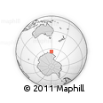 Outline Map of the Area around 64° 46' 37" S, 149° 40' 30" E, rectangular outline