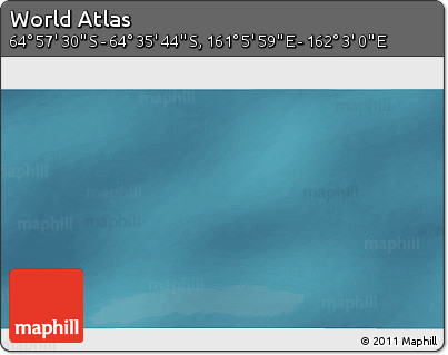 Satellite 3D Map of the Area around 64° 46' 37" S, 161° 34' 29" E