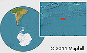 Satellite Location Map of the area around 64° 46' 37" S, 49° 13' 30" W