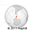 Outline Map of the Area around 64° 46' 37" S, 66° 13' 29" W, rectangular outline