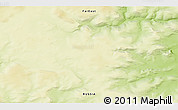 Physical 3D Map of the area around 65° 18' 57" N, 110° 34' 29" E