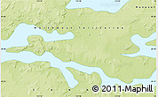 Physical Map of the area around 65° 18' 57" N, 112° 58' 29" W