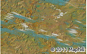 Satellite Map of the area around 65° 18' 57" N, 112° 58' 29" W