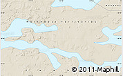Shaded Relief Map of the area around 65° 18' 57" N, 112° 58' 29" W