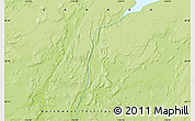 Physical Map of the area around 65° 18' 57" N, 116° 22' 30" W