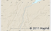Shaded Relief Map of the area around 65° 18' 57" N, 116° 22' 30" W