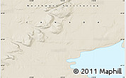 Shaded Relief Map of the area around 65° 18' 57" N, 118° 55' 30" W