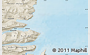 Shaded Relief Map of Húsavík