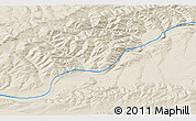 Shaded Relief 3D Map of the area around 65° 18' 57" N, 151° 13' 29" W