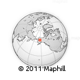 Outline Map of the Area around 65° 18' 57" N, 153° 46' 30" W, rectangular outline
