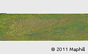 Satellite Panoramic Map of the area around 65° 18' 57" N, 157° 10' 30" W