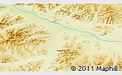 Physical 3D Map of the area around 65° 18' 57" N, 164° 7' 30" E