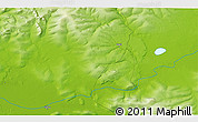 Physical 3D Map of the area around 65° 18' 57" N, 164° 49' 29" W