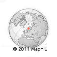 Outline Map of the Area around 65° 18' 57" N, 17° 4' 30" E, rectangular outline