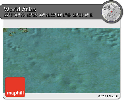 Satellite 3D Map of the Area around 65° 18' 57" N, 23° 1' 29" E