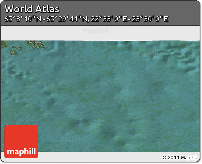 Satellite 3D Map of the Area around 65° 18' 57" N, 23° 1' 29" E