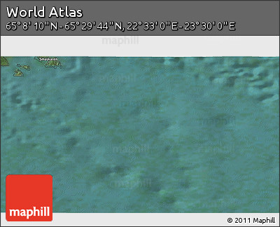 Satellite 3D Map of the Area around 65° 18' 57" N, 23° 1' 29" E