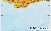 Political Map of the area around 65° 18' 57" N, 23° 43' 30" W